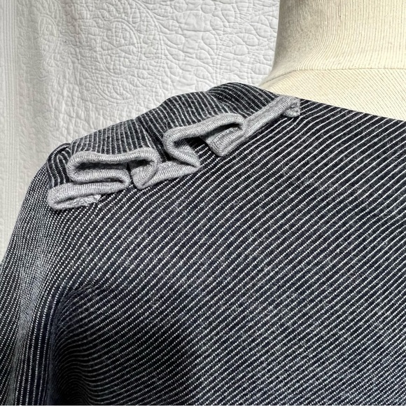 Hugo Boss Womens Short Sleeved Mini Striped Pocket Dress, Size Medium - Picture 13 of 15